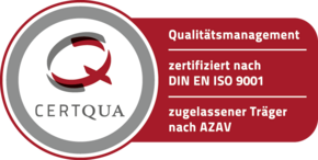 Zertifiziert nach DIN EN ISO 9001 - Siegel der Certqua